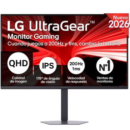 LG UltraGear 32G620B-B 31,5 pulg. QHD 200Hz IPS